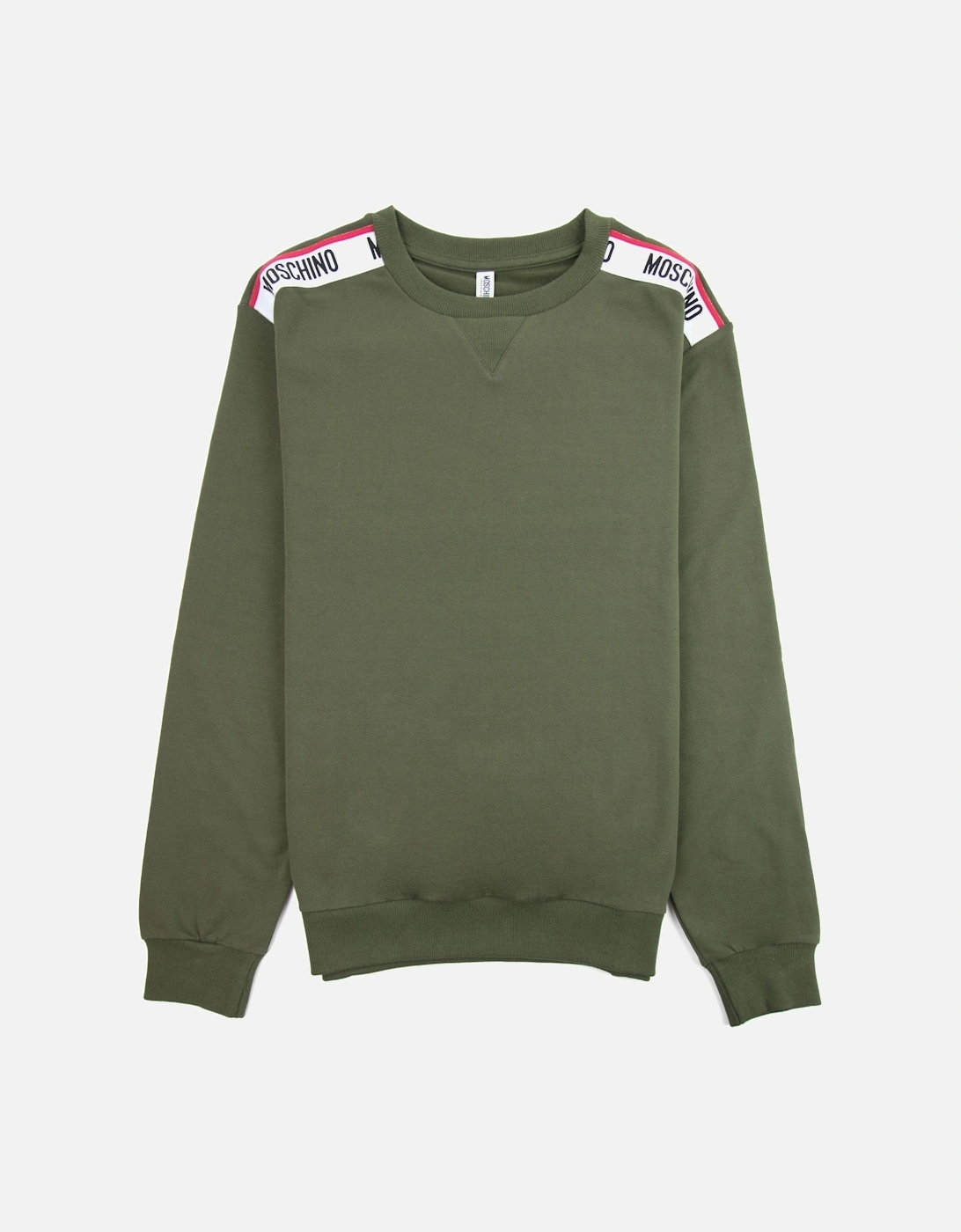Underwear Tape Logo Sweatshirt Khaki 0430, 4 of 3