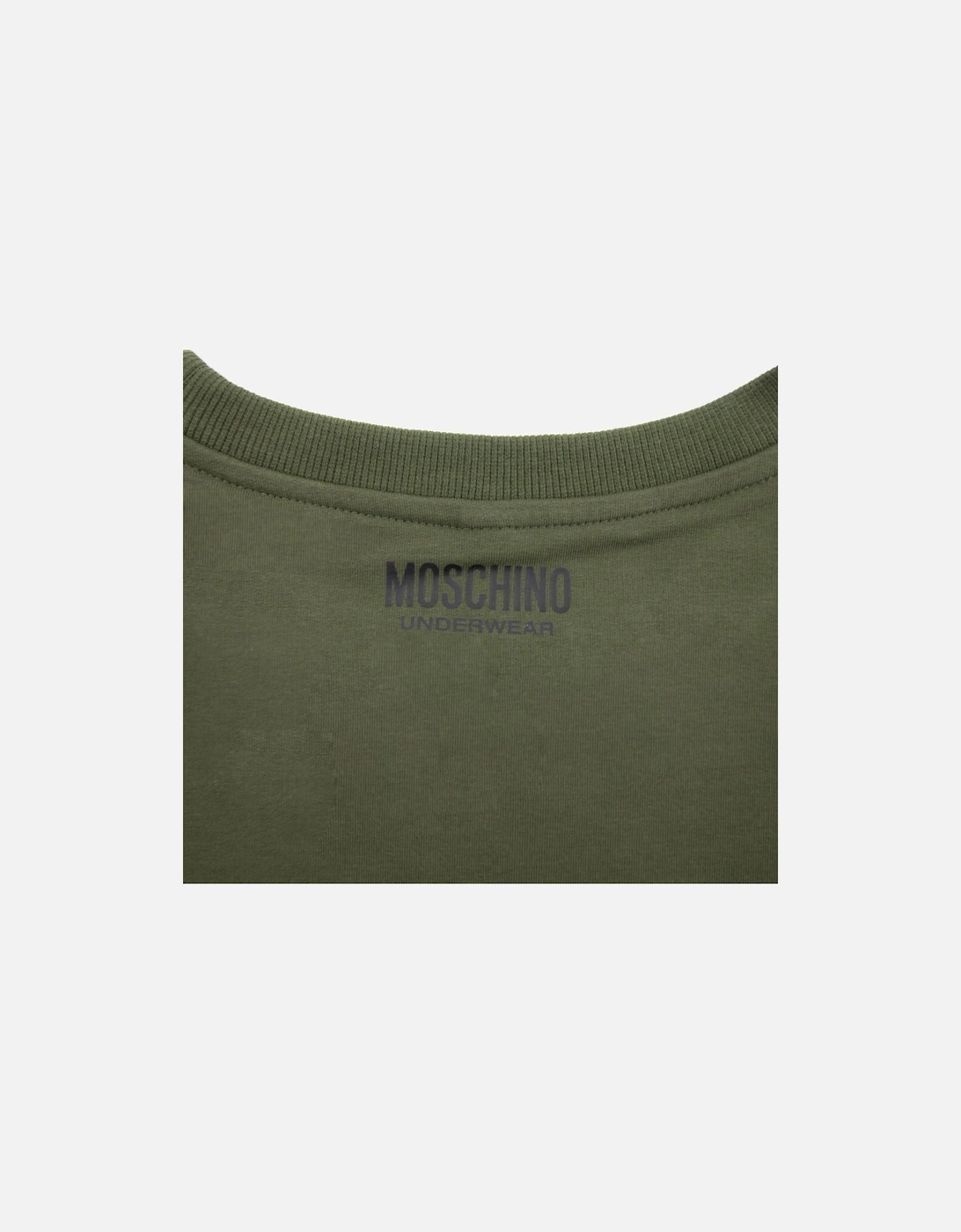 Underwear Tape Logo Sweatshirt Khaki 0430