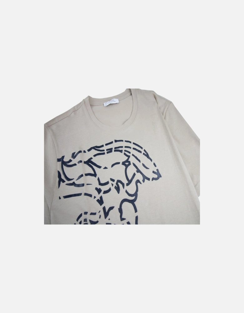 Rubber Medusa T-shirt Beige