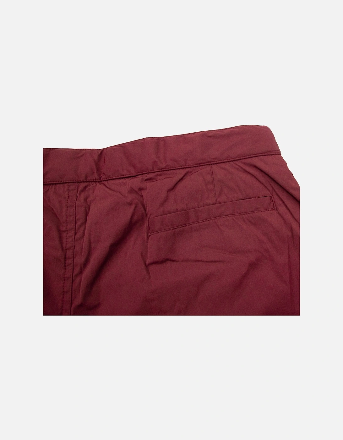 Orb Embroidered Logo Shorts Wine