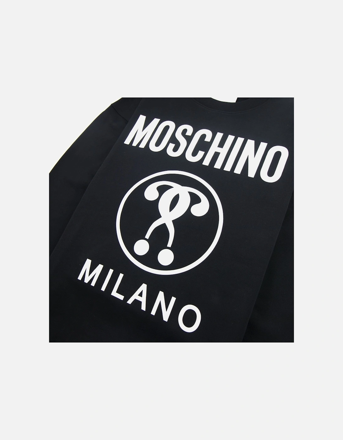 Couture Double Question Mark Sweatshirt Black