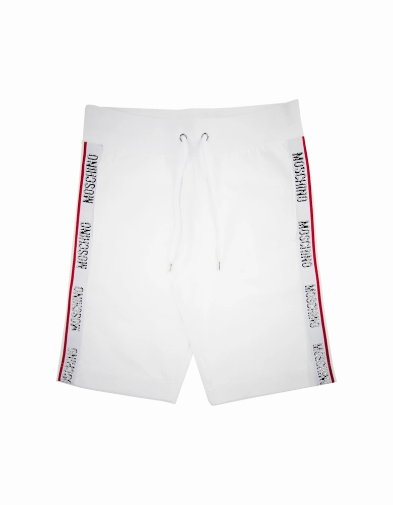 Underwear Logo Tape Shorts White 001