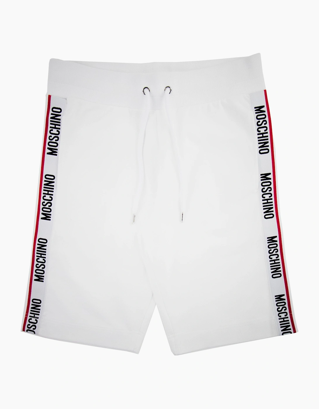 Men's Moschino Underwear Logo Tape Shorts White 001 - Size: M
