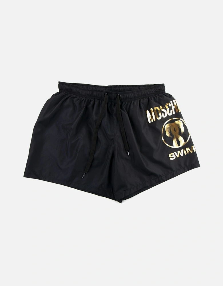 Underwear Swim Gold Foil Trunks Black