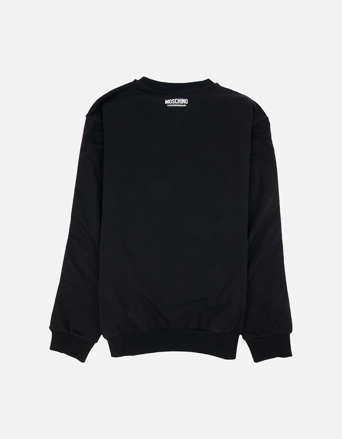 Underwear Tape Logo Crew Neck Sweatshirt Black 0555