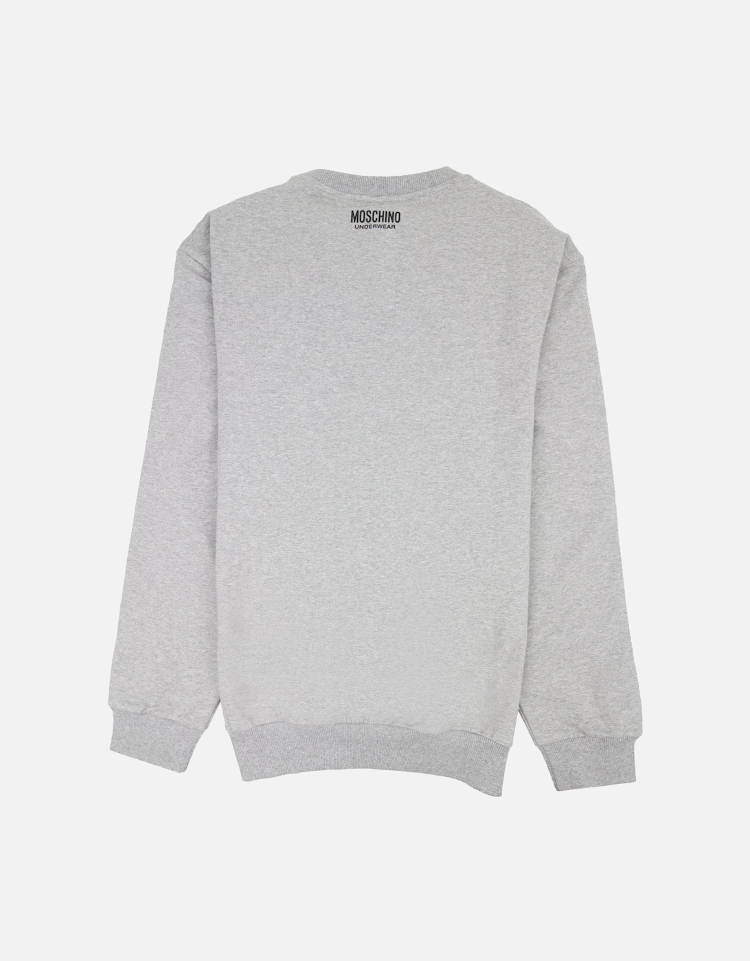 Underwear Tape Logo Crew Neck Sweatshirt Grey 0489