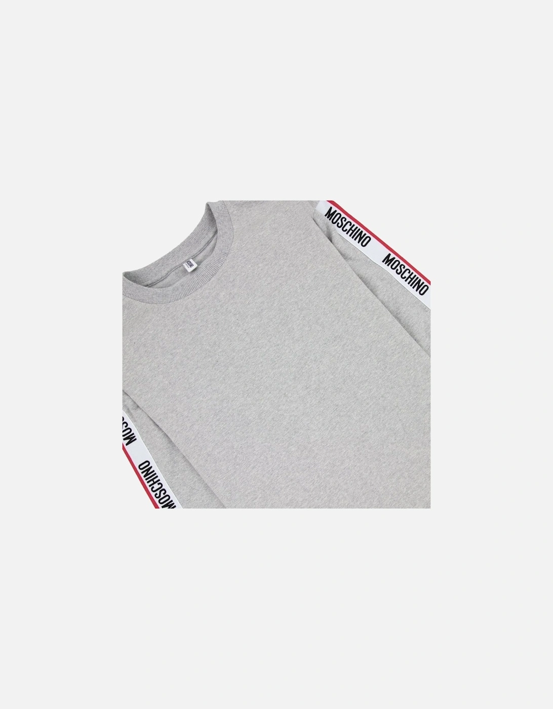 Underwear Tape Logo Crew Neck Sweatshirt Grey 0489