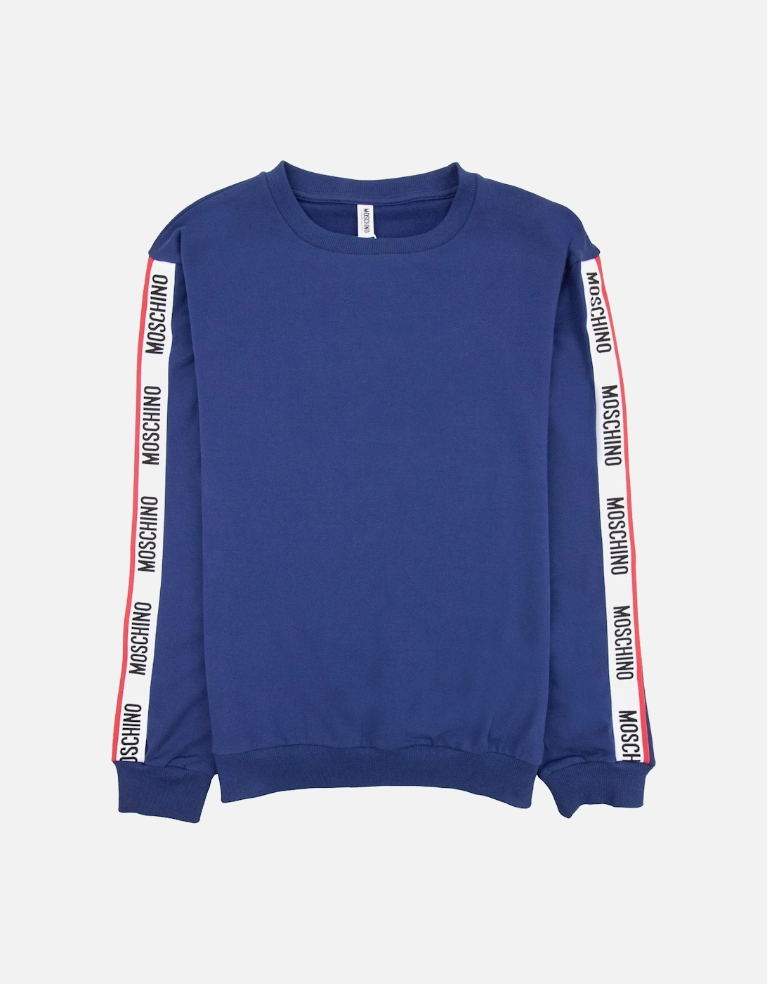 Underwear Tape Logo Crew Neck Sweatshirt Navy Blue 0290, 4 of 3
