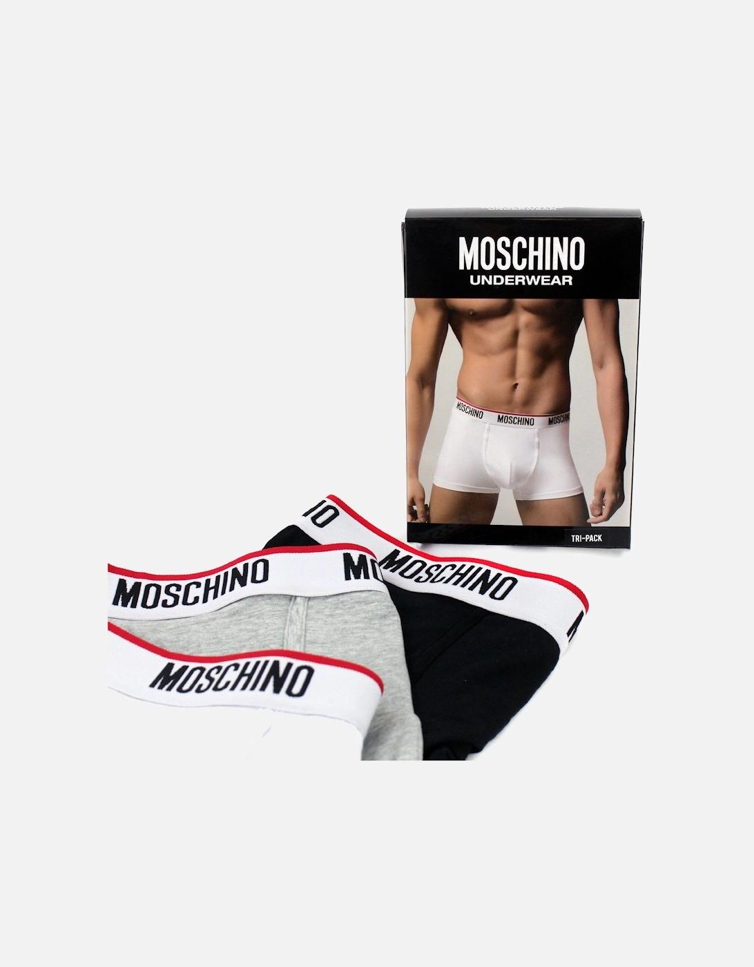Underwear Logo 3 Pack Boxer Shorts Multi 5555