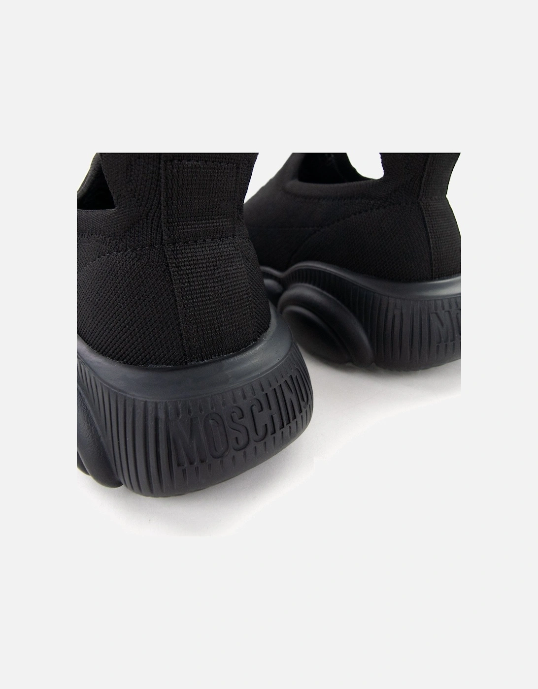 Couture Logo Socks Trainers Nero/bianco