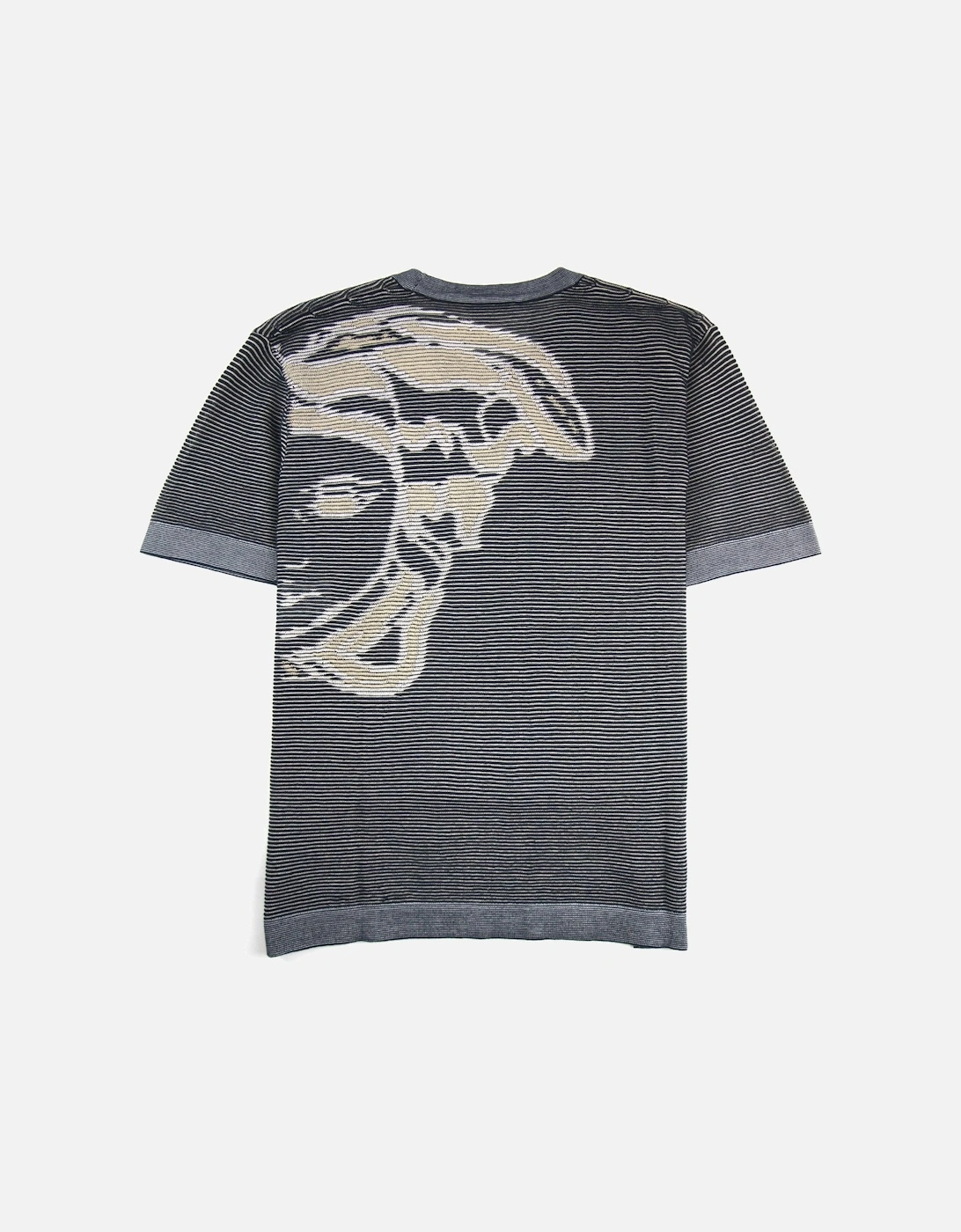 Back Logo Medusa T-shirt Black