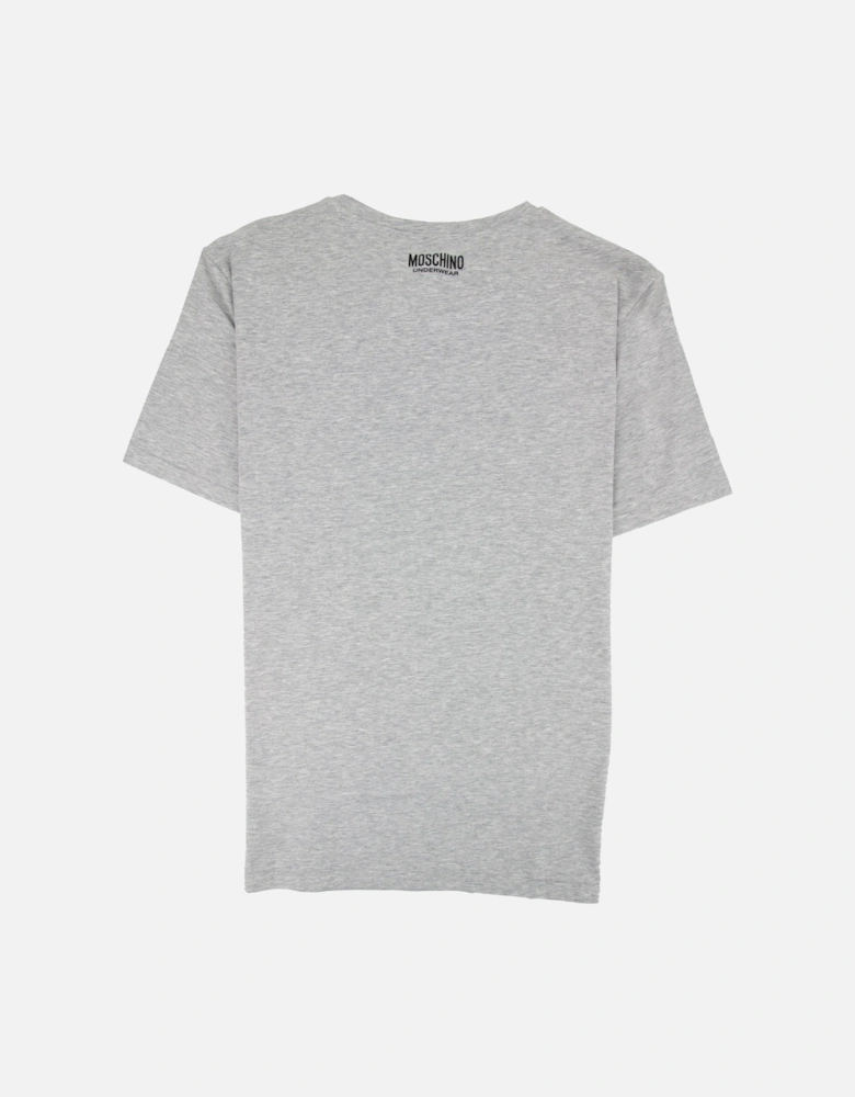 Underwear Shoulder Black Tape T-shirt Grey