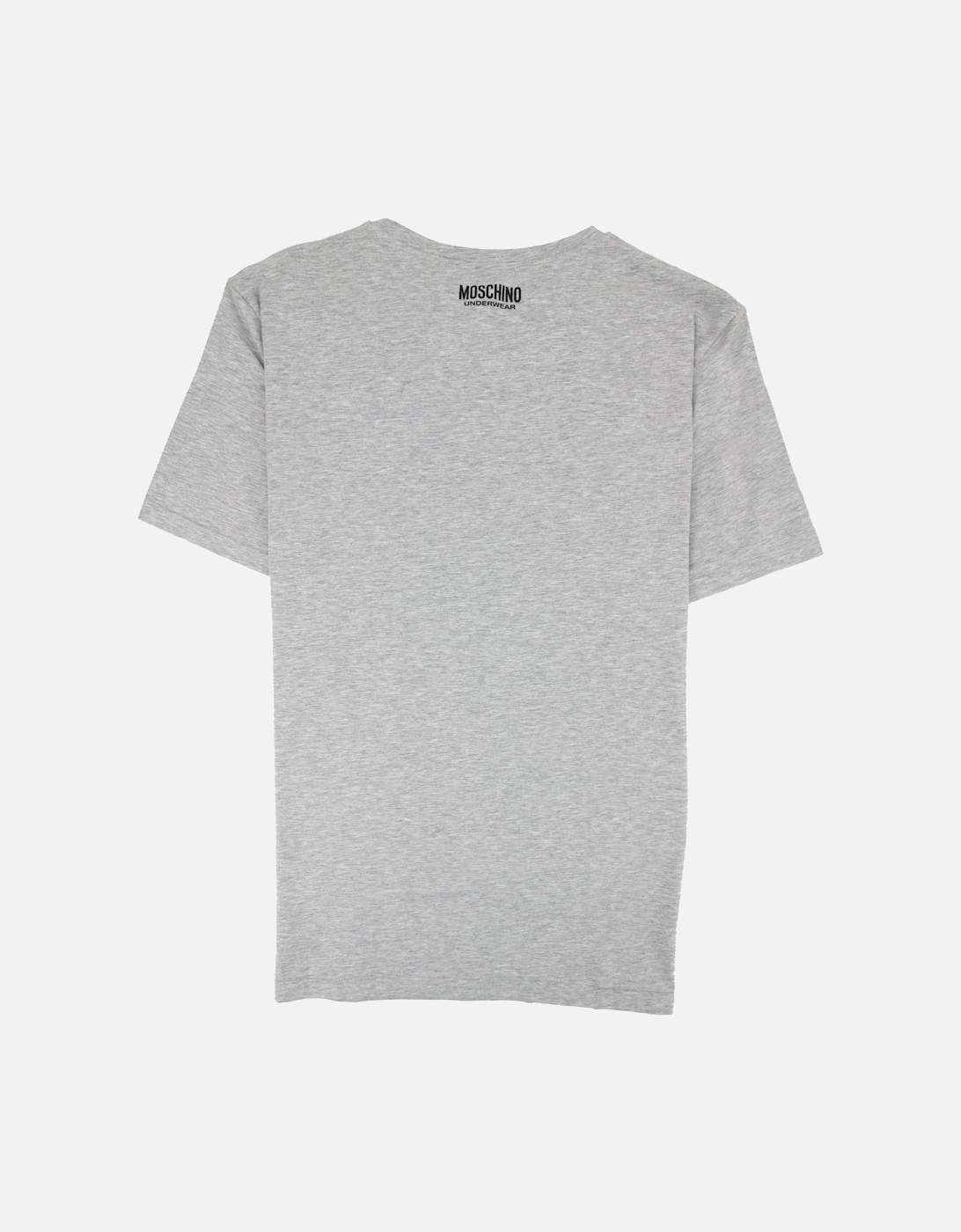 Underwear Shoulder Black Tape T-shirt Grey