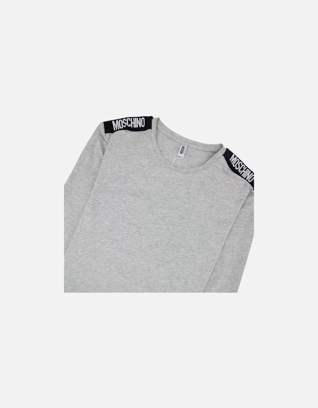 Underwear Long Sleeve Shoulder Top Grey