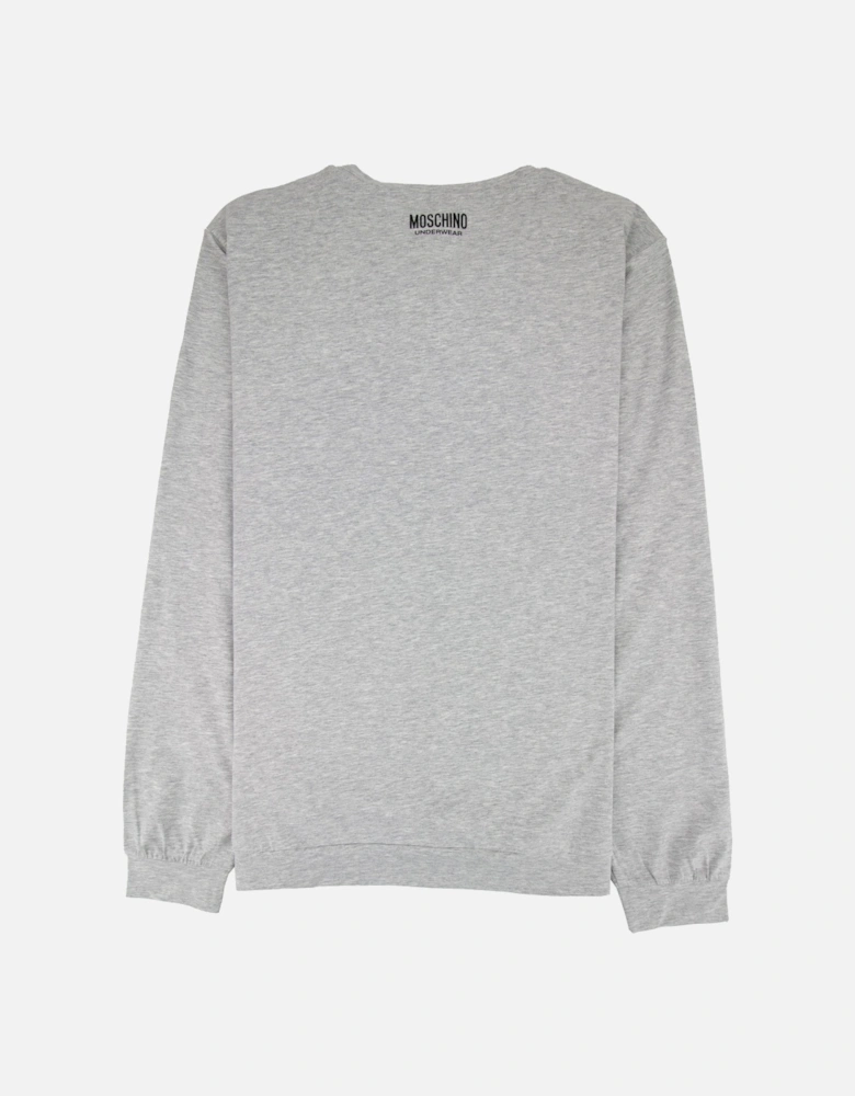 Underwear Long Sleeve Shoulder Top Grey