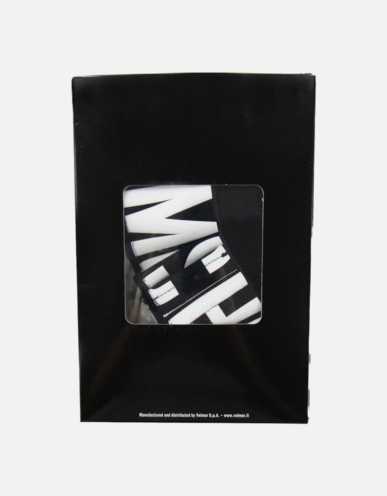 Underwear Logo Print Stretch Cotton Trunks Grey