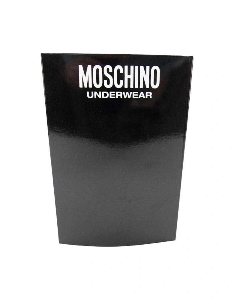 Underwear Logo Print Stretch Cotton Trunks Grey