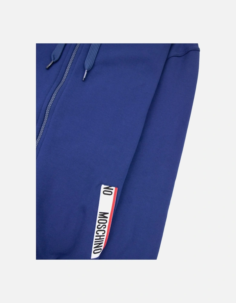 Underwear Pocket Tape Logo Hoody Blue