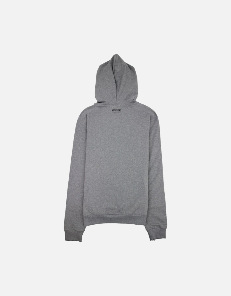 Underwear Pocket Tape Logo Hoody Dark Grey