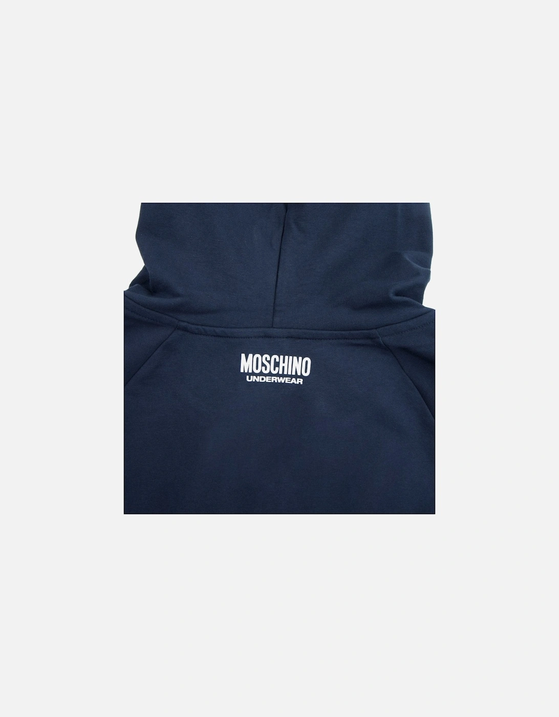 Underwear Arm Tape Logo Zip Up Hoody Dark Navy