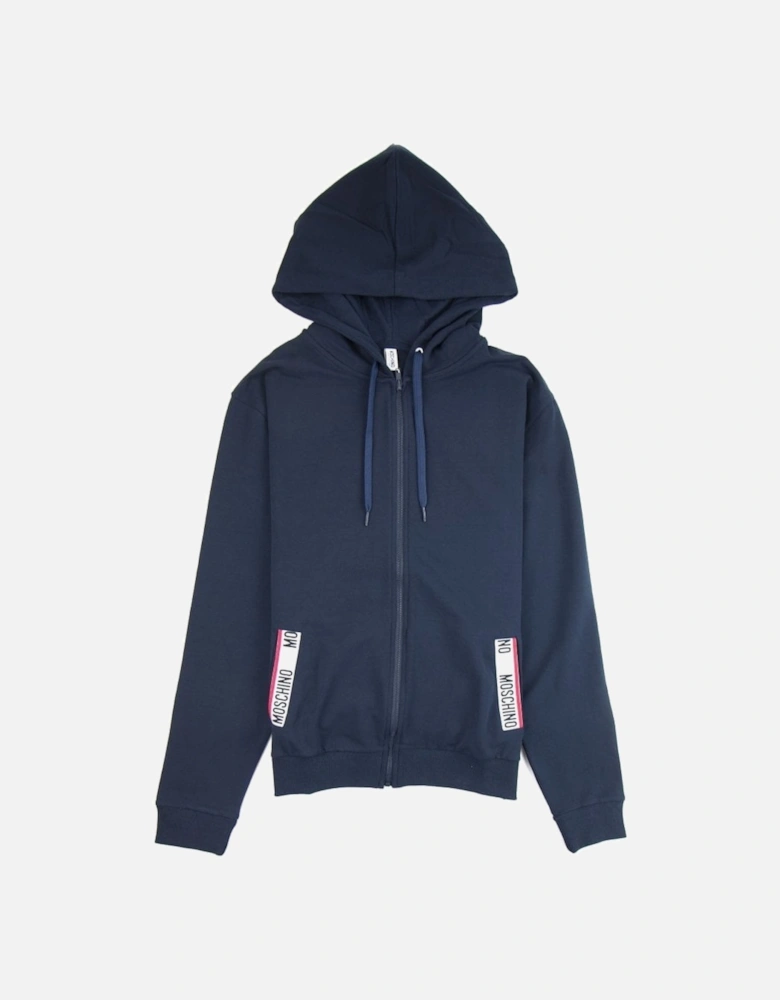 Underwear Pocket Tape Logo Hoody Dark Navy