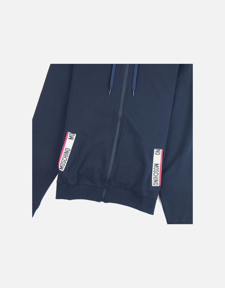 Underwear Pocket Tape Logo Hoody Dark Navy