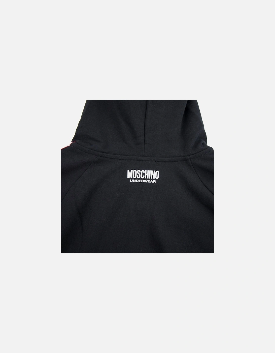 Underwear Pocket Tape Logo Hoody Black