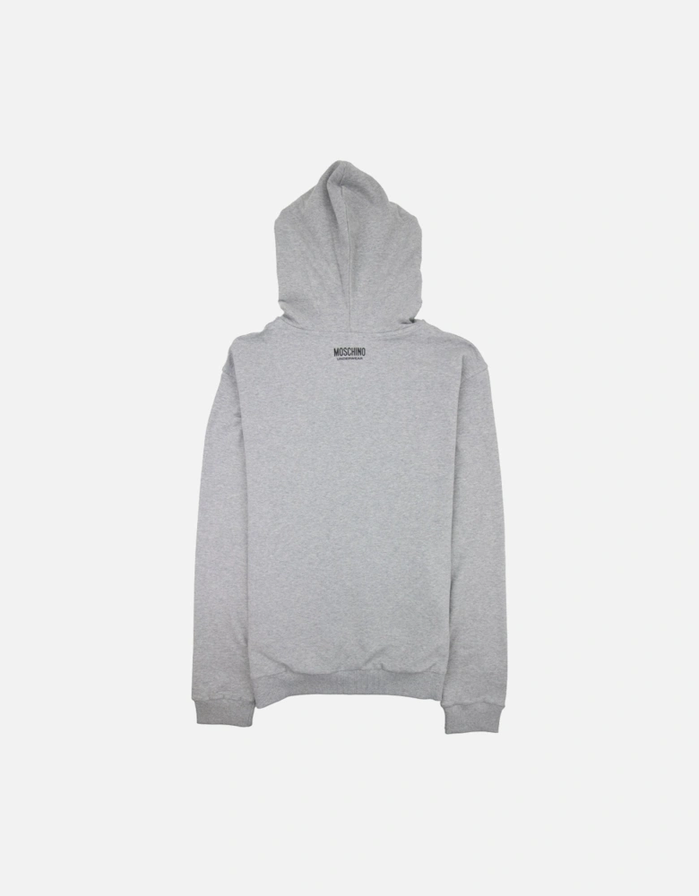 Underwear Pocket Tape Logo Hoody Light Grey