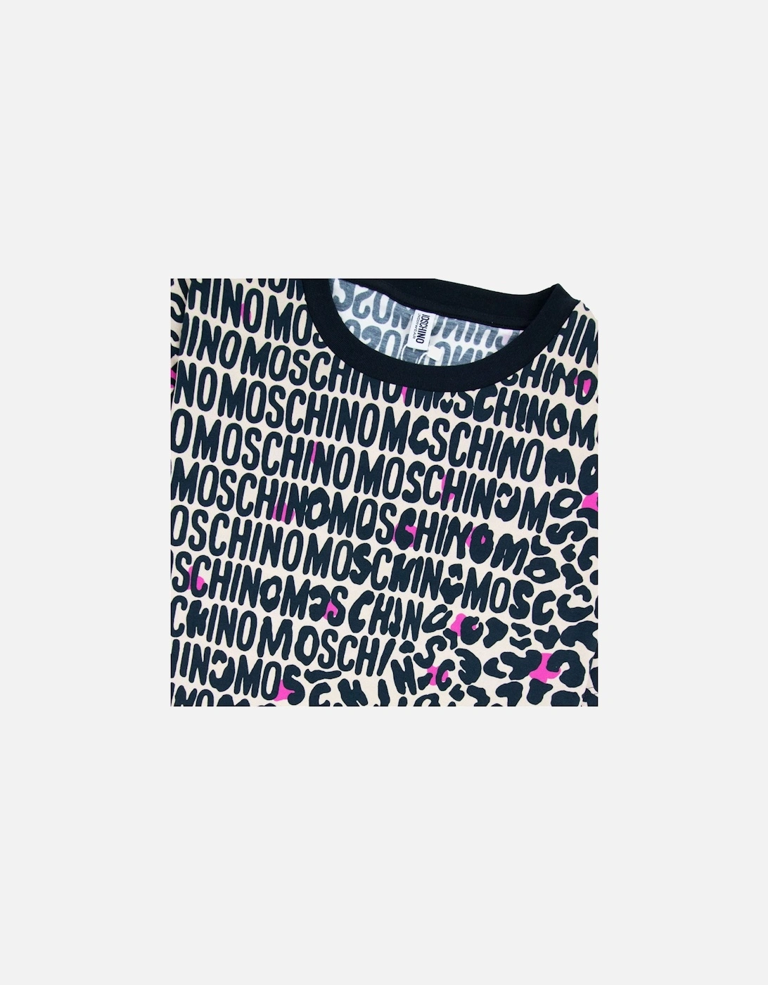 Underwear Leopard Print T Shirt Camel/black 1003