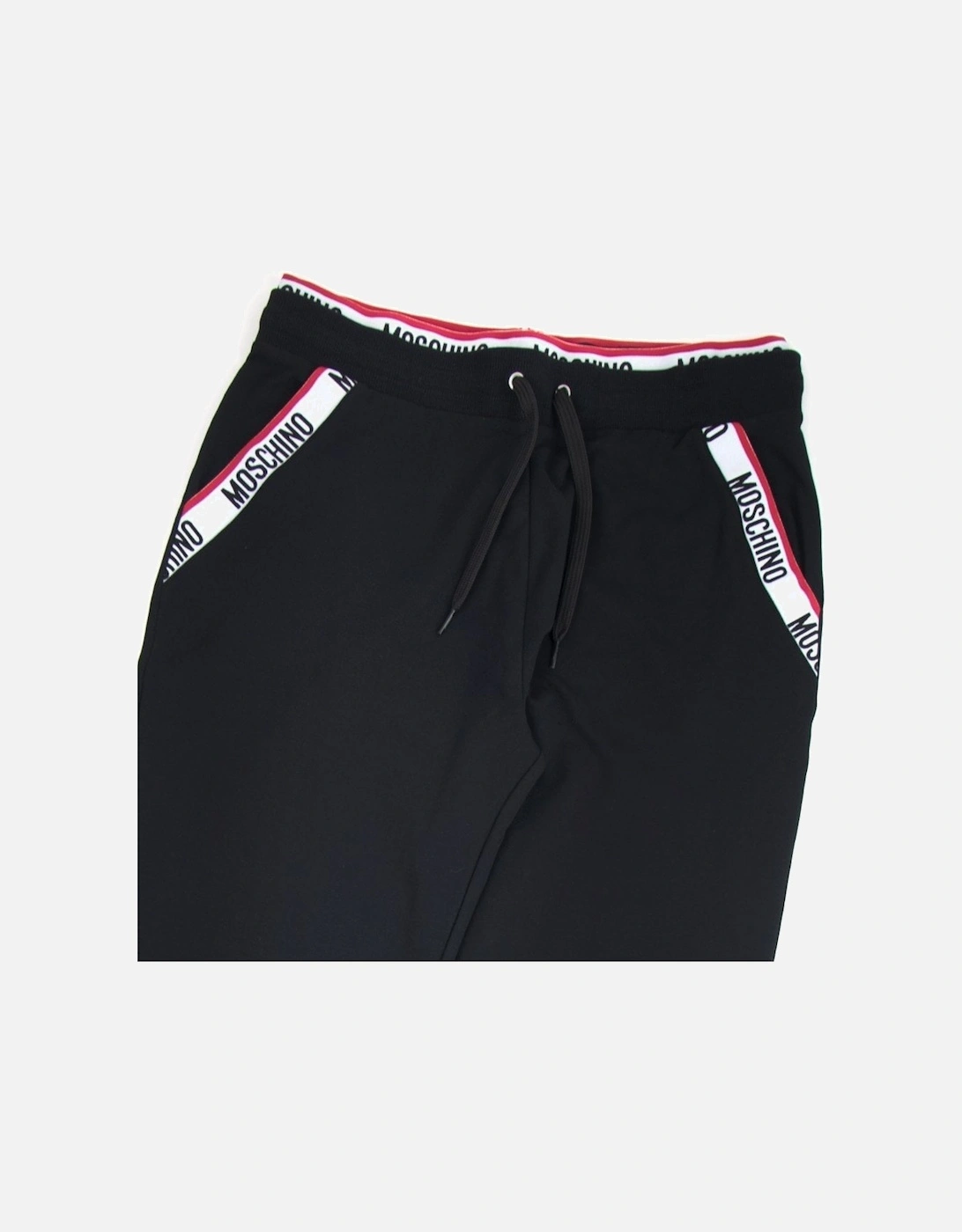 Underwear Pocket Tape Logo Jogging Pants Black