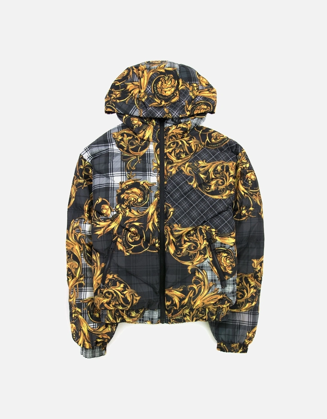 Jeans Couture Baroque Reversible Padded Jacket Black, 8 of 7