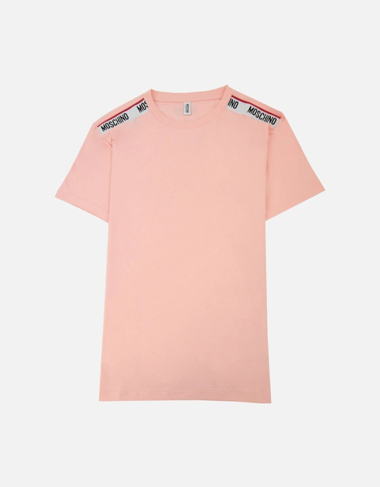 Underwear Tape Logo T-shirt Pink 0227