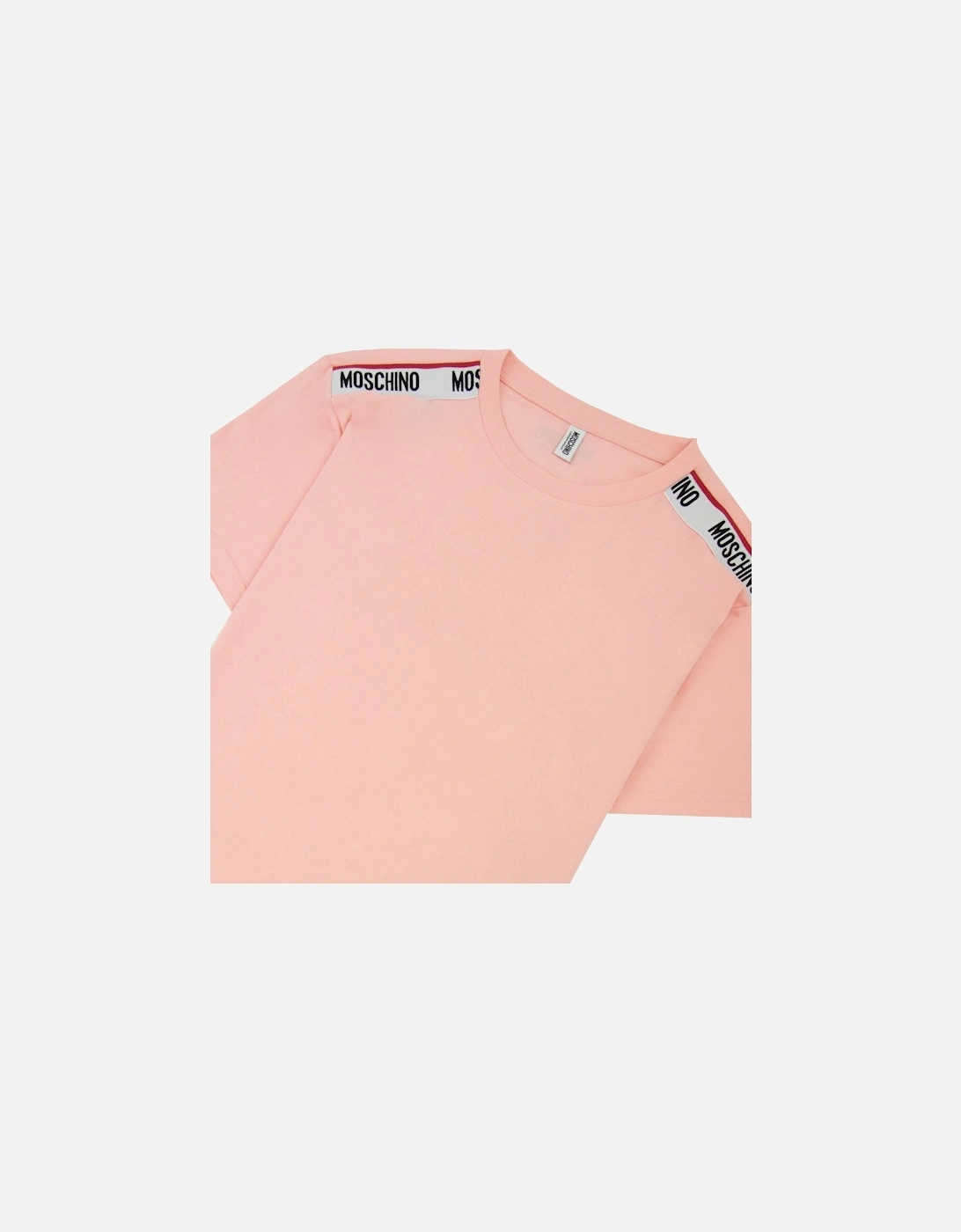 Underwear Tape Logo T-shirt Pink 0227