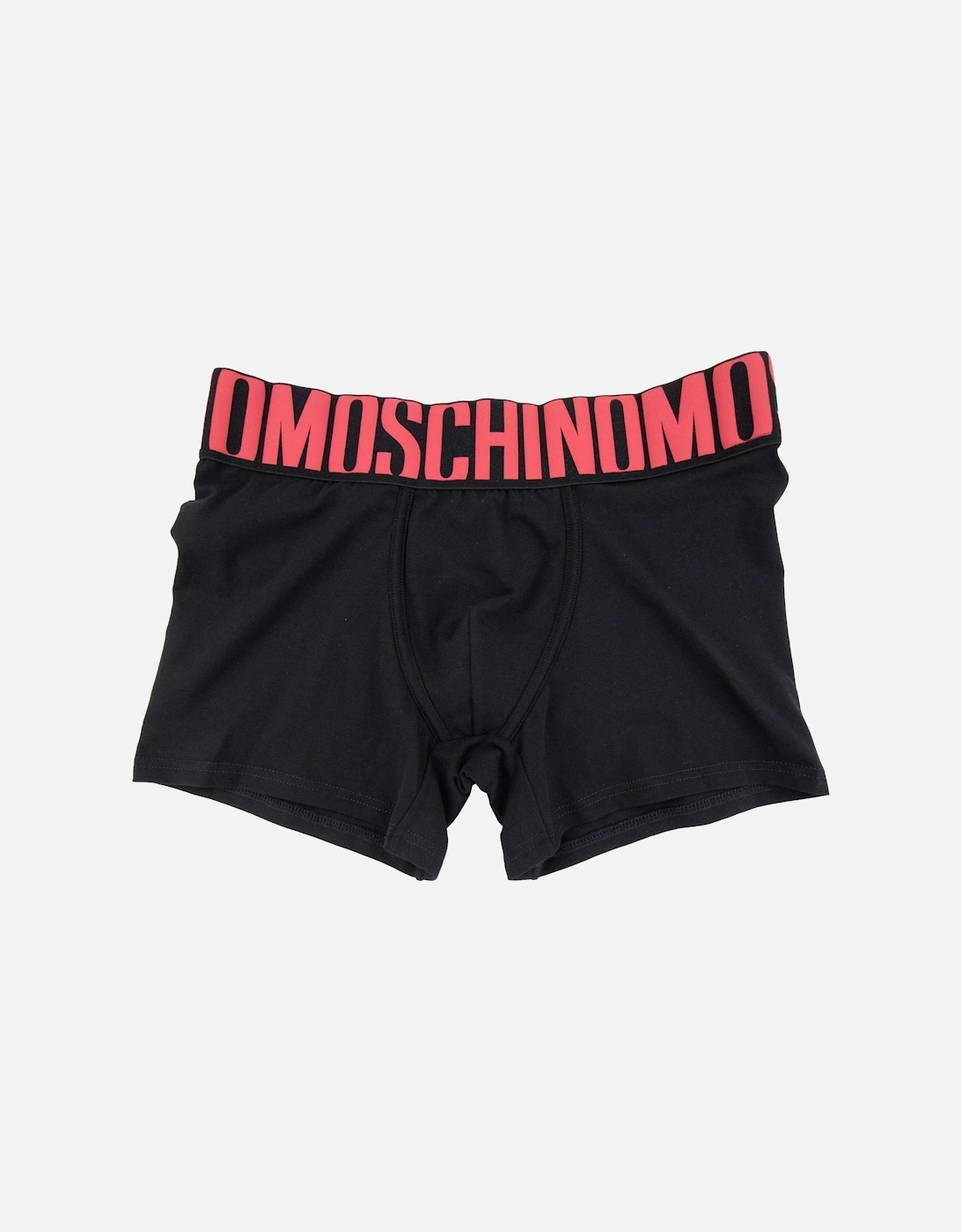 Underwear Logo Print Stretch Cotton Trunks Black, 5 of 4