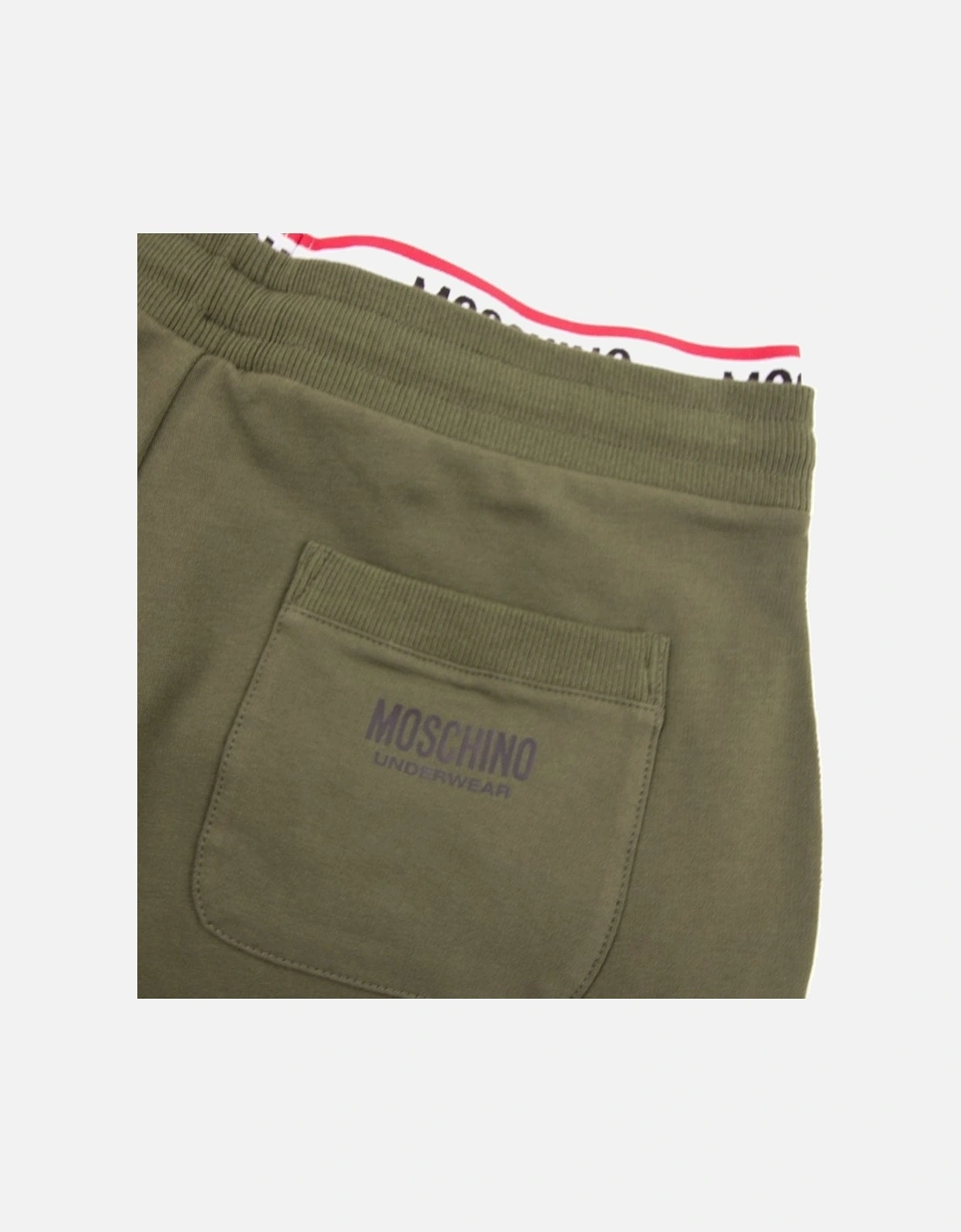 Underwear Pocket Tape Logo Jogging Pants Khaki