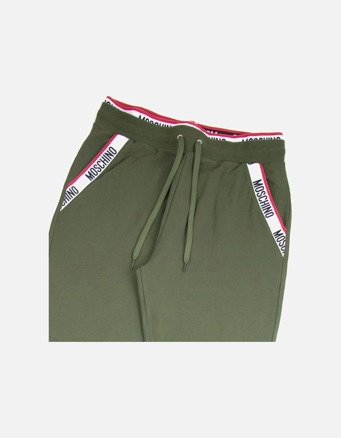 Underwear Pocket Tape Logo Jogging Pants Khaki