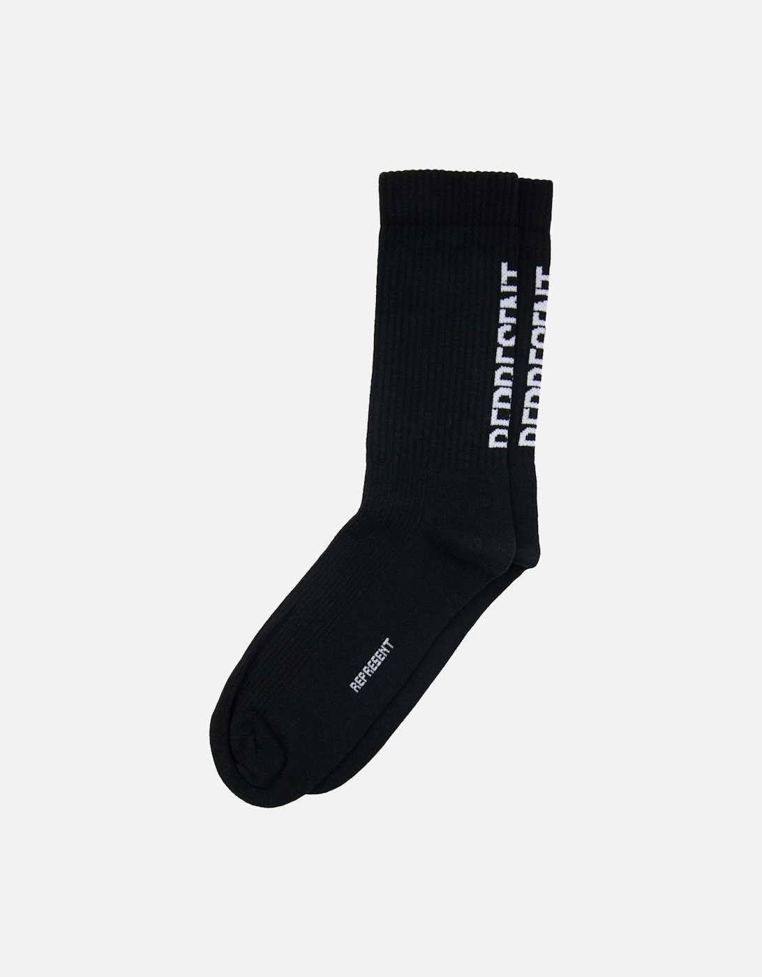 Logo Socks Jet Black