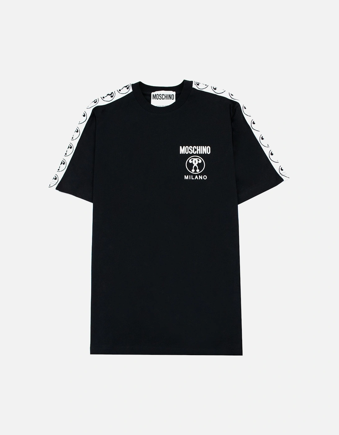 Couture Double Question Mark Organic Cotton T Shirt Black 1555, 5 of 4