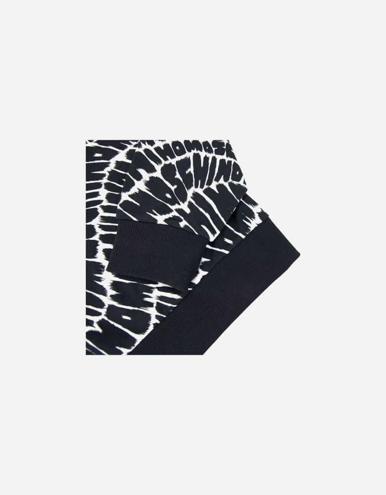 Underwear All Over Logo Sweatshirt Black