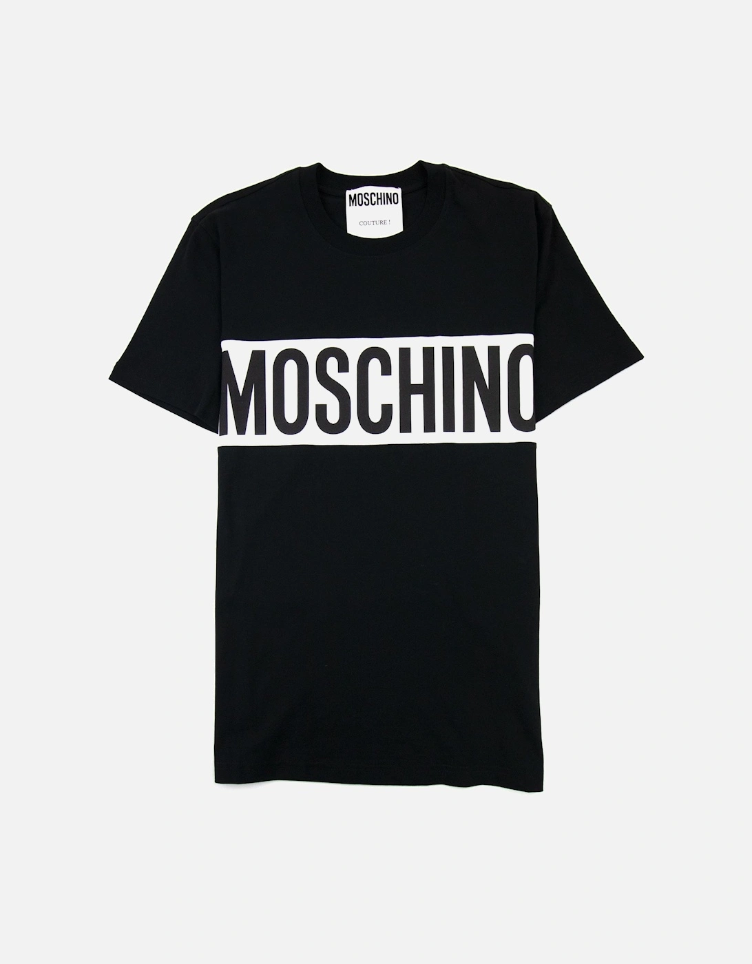 Couture Block Logo Print T Shirt Black 2555, 5 of 4