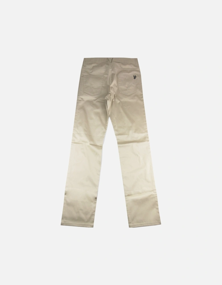 Jeans Metal Logo Tiger Pocket Chinos Beige