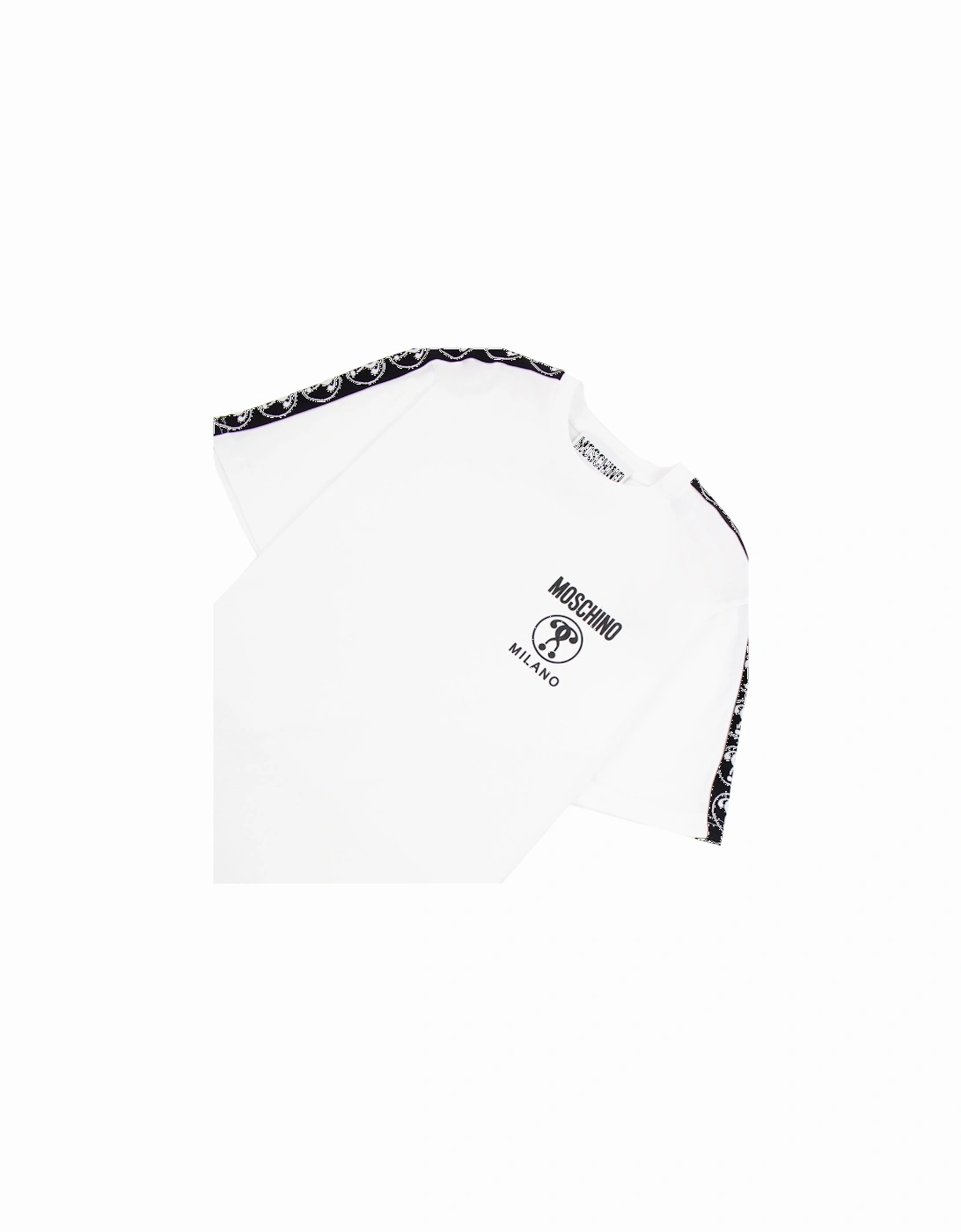 Couture Double Question Mark Organic Cotton T Shirt White 1001