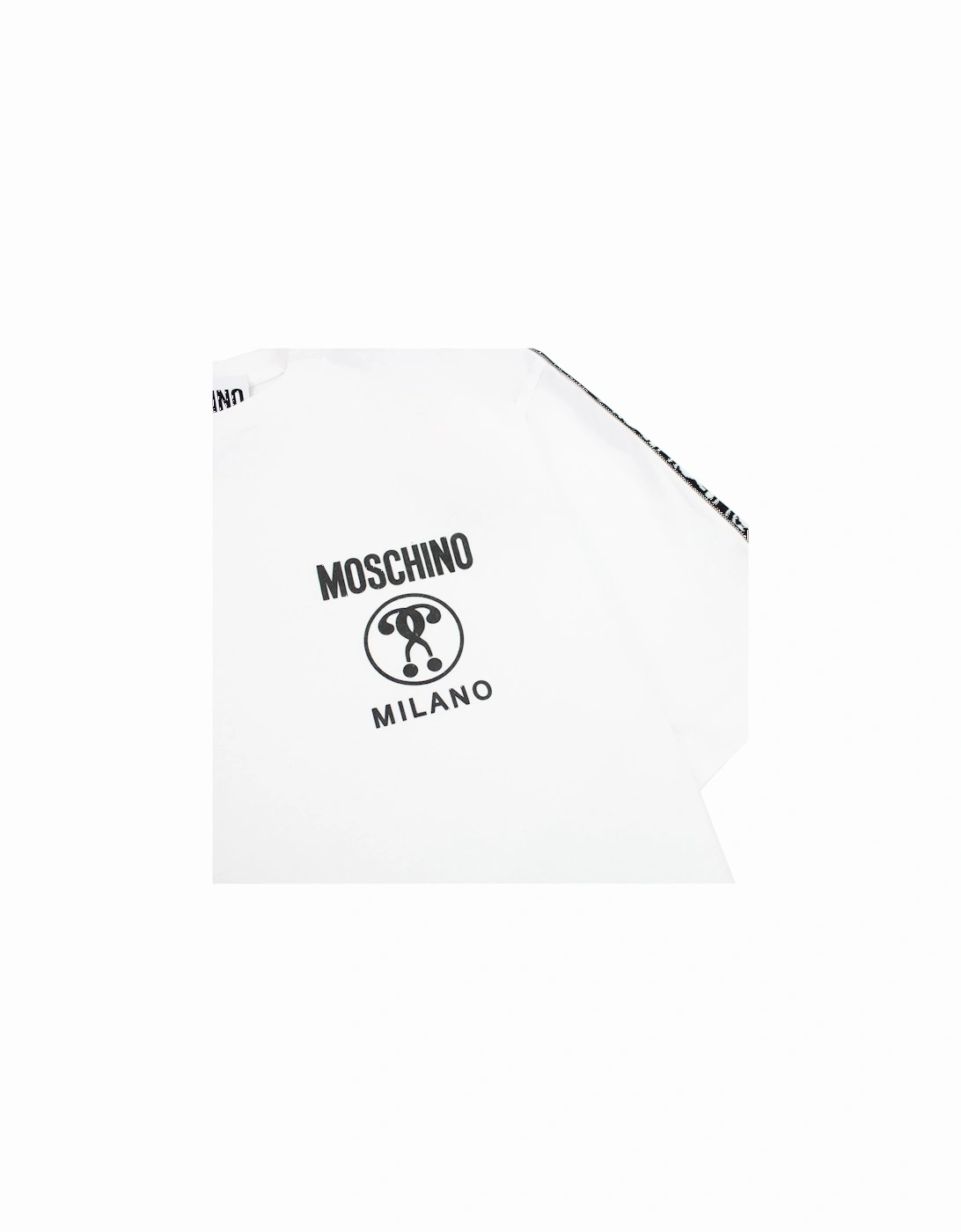 Couture Double Question Mark Organic Cotton T Shirt White 1001