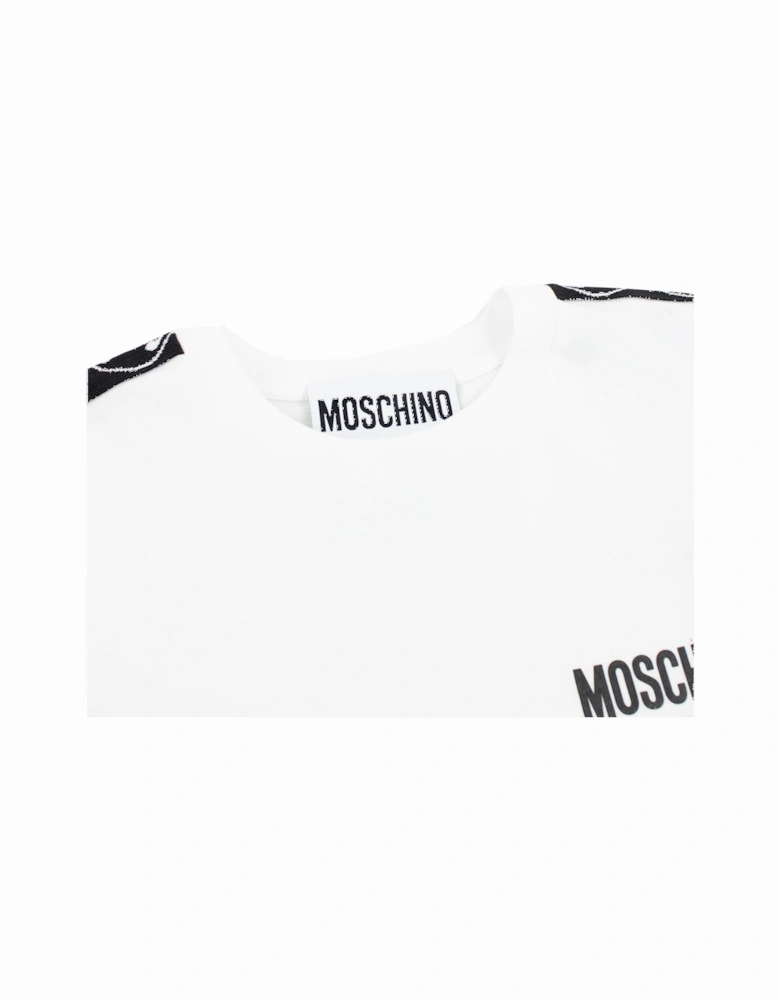 Couture Double Question Mark Organic Cotton T Shirt White 1001