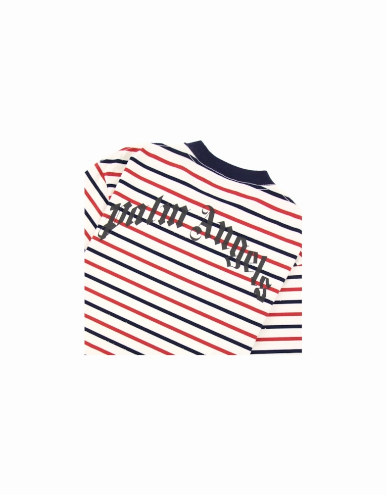 Pa Bear Stripe Classic Tee Red/white