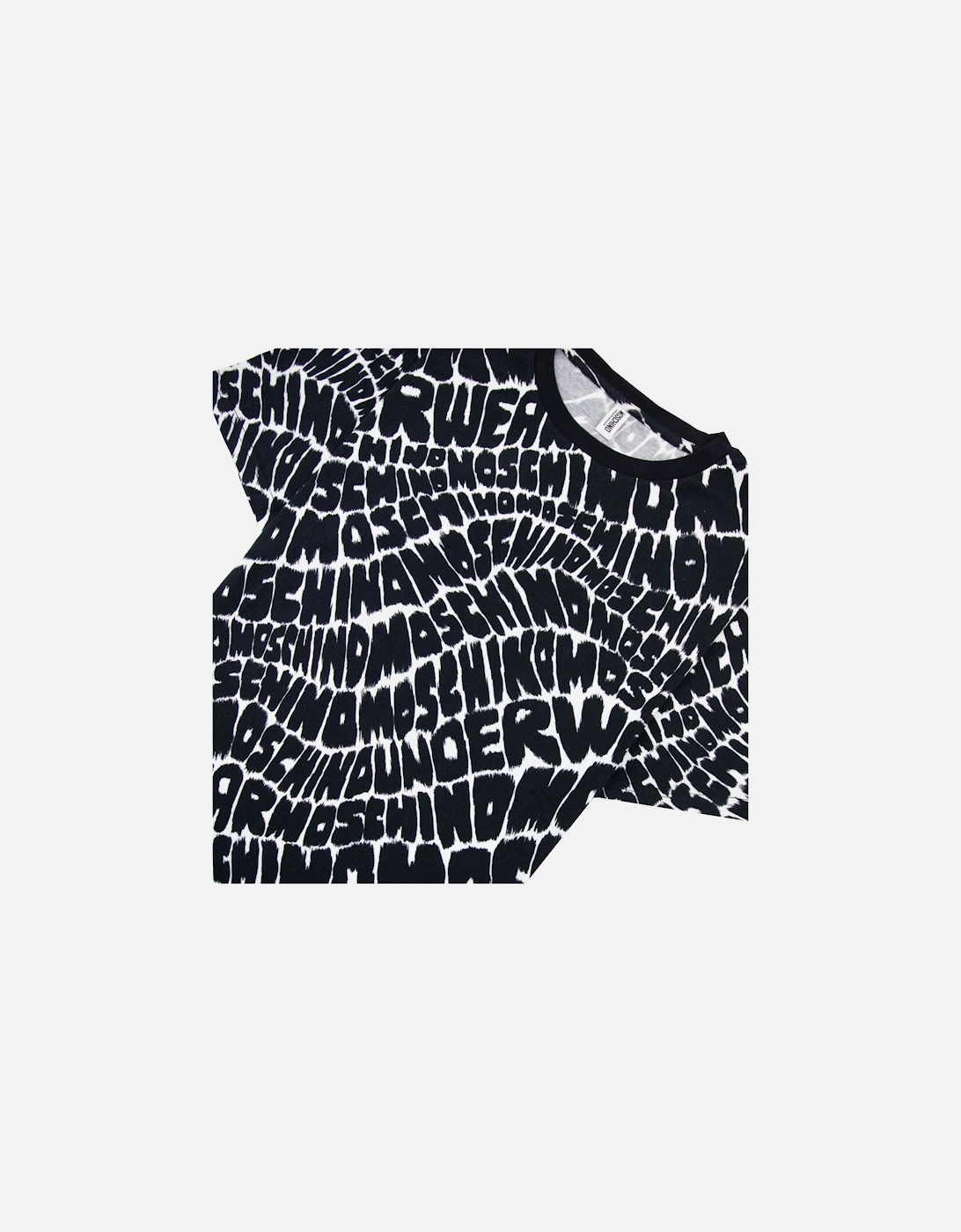 Underwear All Over Logo T-shirt Black