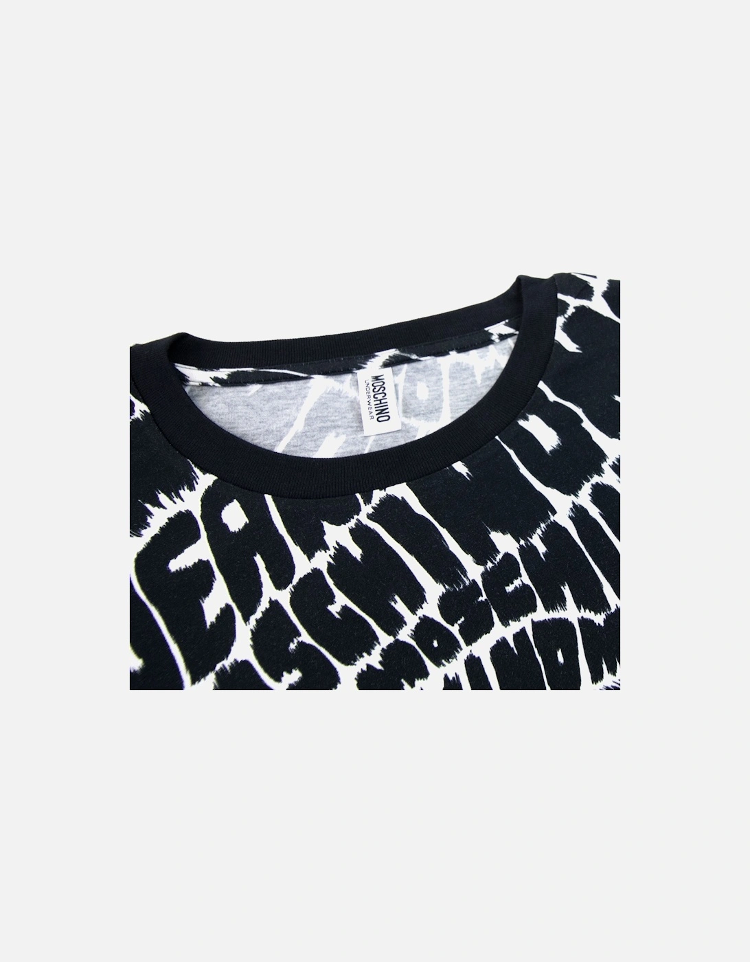 Underwear All Over Logo T-shirt Black
