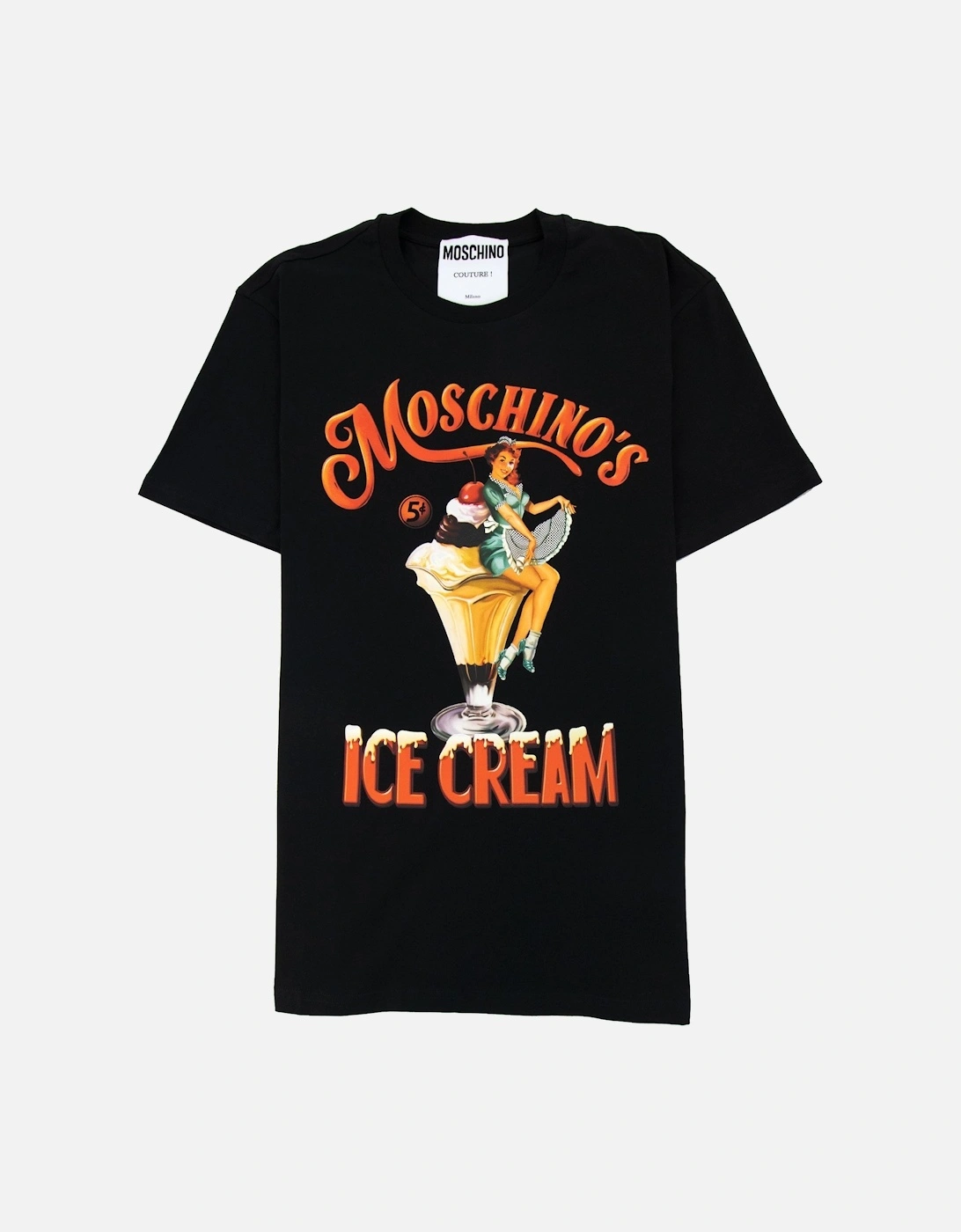 Couture Ice Cream T-shirt Black, 5 of 4