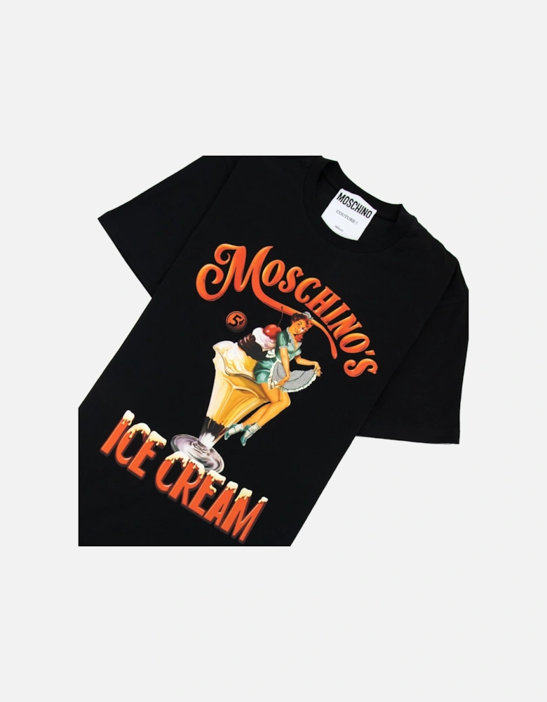 Couture Ice Cream T-shirt Black