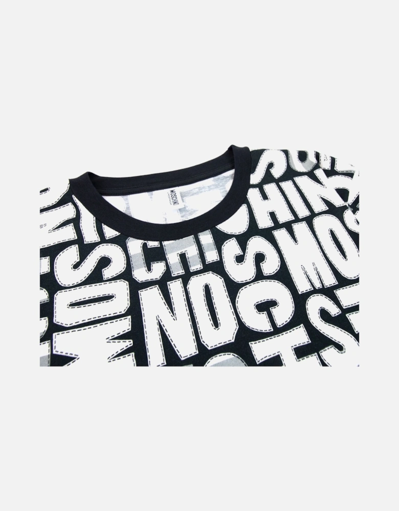 Underwear All Over Logo T Shirt White/black 1555